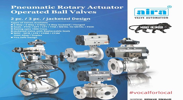 6 Types of Pneumatic Actuated Ball Valves