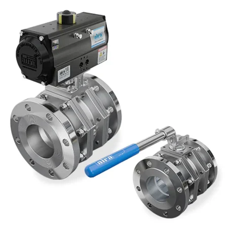 3 Piece Metal To Metal Flanged End Ball Valve