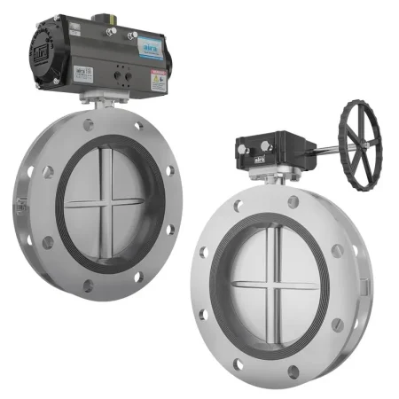 Rubber Lined Double Flanged Butterfly Valve