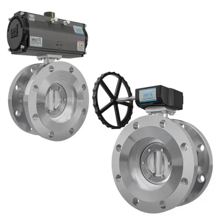 WKT Tripple Offset Double Flanged Butterfly Valve